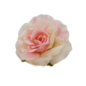 Dekorationsblüte Rose rosè Ø ca.4cm