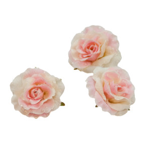 Dekorationsblüte Rose rosè Ø ca.4cm