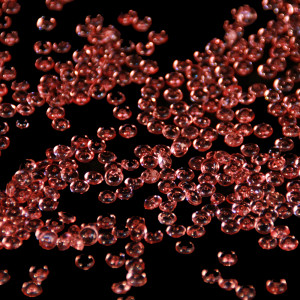 Dekosteine-Tautropfen rosa glänzend ca.Ø 4mm...